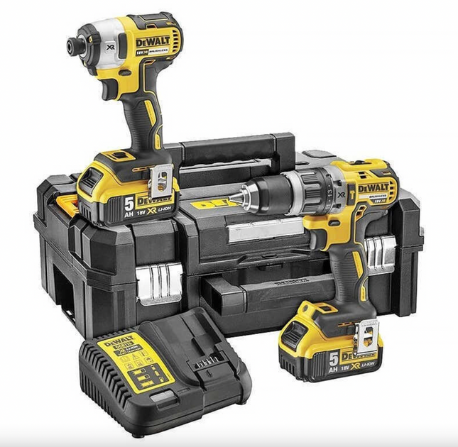 Kit avvitatori DeWalt - Pack 18v (DCD796/DCF887) (2x5,0 Ah) Dewalt DCK266P2T