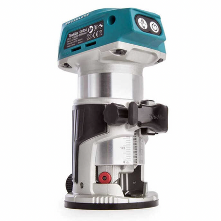 Fresatrice a bordo Makita DRT50Z 18V LXT Brushless Ø 6-8 mm – Solo macchina (senza batteria, caricabatterie e basi extra)