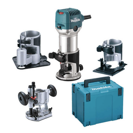 Fresatrice multifunzione filare Makita RT0702CX3J 710 W